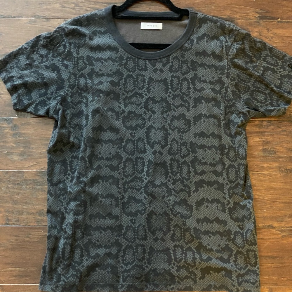 ANINE BING Lili Python Tee